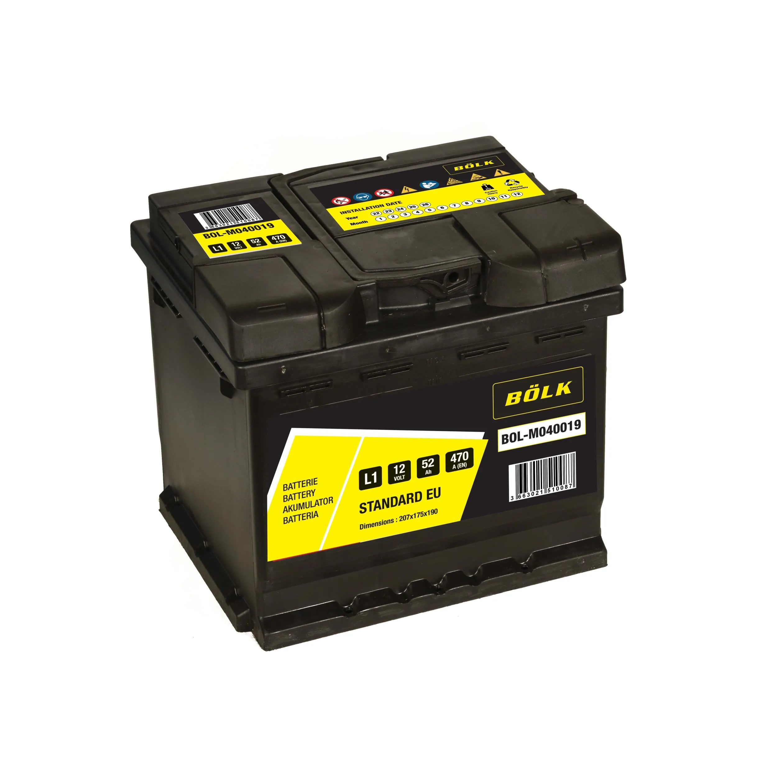 BÖLK Indító akkumulátor - BOL-M040019 - TothCarparts