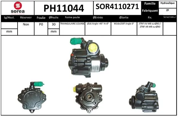 STARTCAR hidraulikus szivattyú, kormányzás - PH11044 - TothCarparts