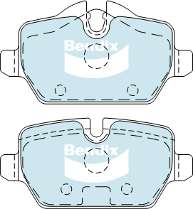 BENDIX-SEA fékbetétkészlet, tárcsafék - DB1783 GCT - TothCarparts
