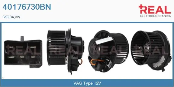 REAL Utastér-ventilátor - 40176730BN - TothCarparts