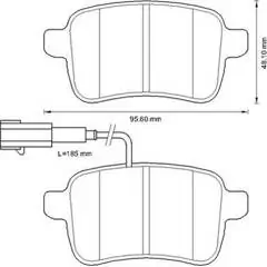 BÖLK fékbetétkészlet, tárcsafék - BOL-G091097 - TothCarparts