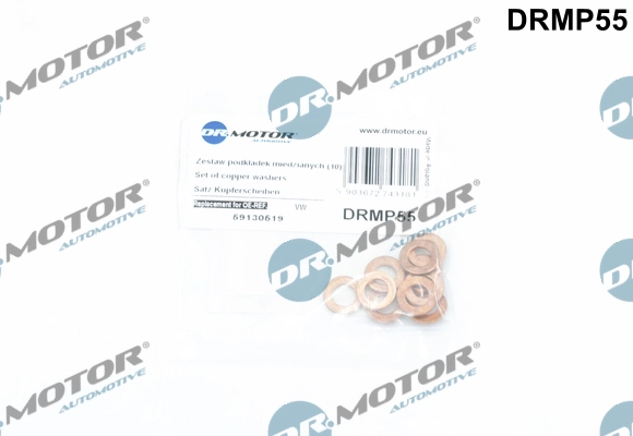LIZARTE Tömítéskészlet, befecskendező fúvóka - DRMP55 - TothCarparts