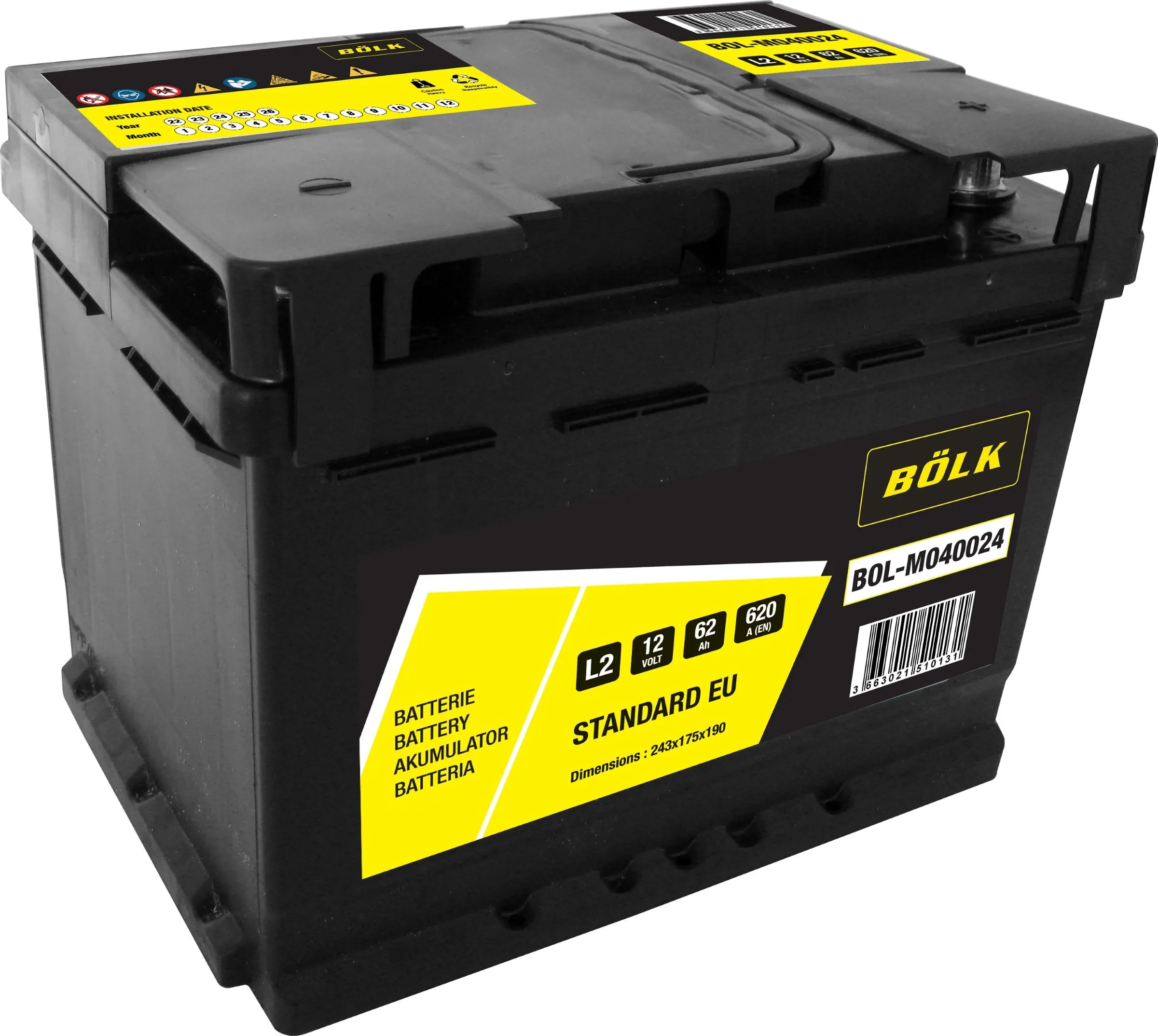 BÖLK Indító akkumulátor - BOL-M040024 - TothCarparts