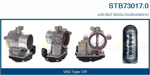 SANDO fojtószelep ház - STB73017.0 - TothCarparts
