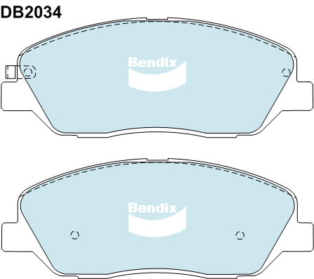BENDIX-SEA fékbetétkészlet, tárcsafék - DB2034 4WD - TothCarparts