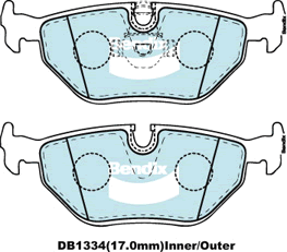 BENDIX-SEA fékbetétkészlet, tárcsafék - DB1334 GCT - TothCarparts