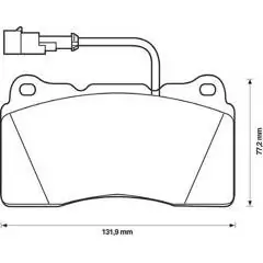 BÖLK fékbetétkészlet, tárcsafék - BOL-G091119 - TothCarparts