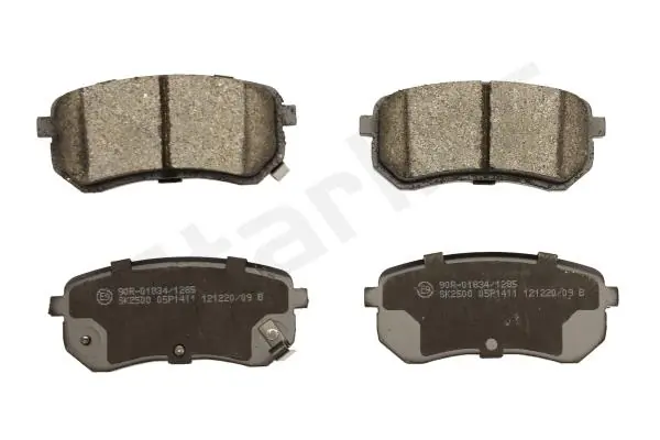 STARLINE fékbetétkészlet, tárcsafék - BD S450 - TothCarparts