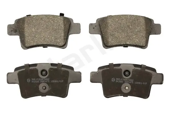 STARLINE fékbetétkészlet, tárcsafék - BD S854P - TothCarparts