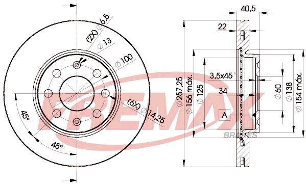 FREMAX féktárcsa - BD-0920 - TothCarparts