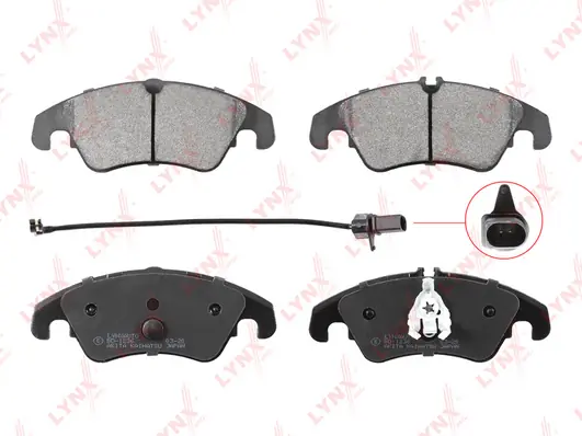 LYNXAUTO fékbetétkészlet, tárcsafék - BD-1236 - TothCarparts