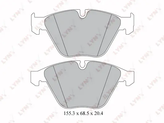LYNXAUTO fékbetétkészlet, tárcsafék - BD-1415 - TothCarparts