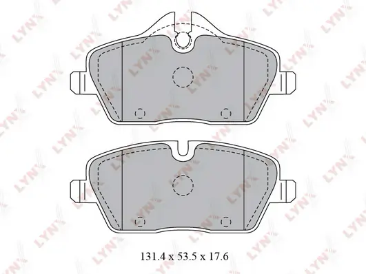 LYNXAUTO fékbetétkészlet, tárcsafék - BD-1429 - TothCarparts