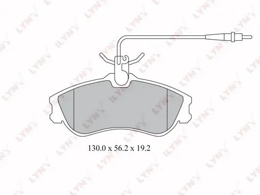 LYNXAUTO fékbetétkészlet, tárcsafék - BD-2203 - TothCarparts