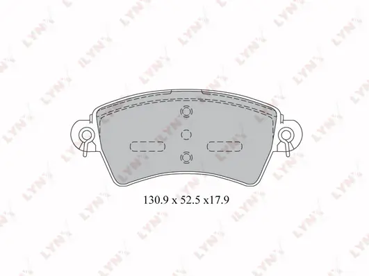 LYNXAUTO fékbetétkészlet, tárcsafék - BD-2220 - TothCarparts
