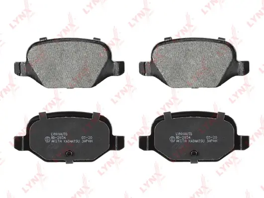 LYNXAUTO fékbetétkészlet, tárcsafék - BD-2834 - TothCarparts