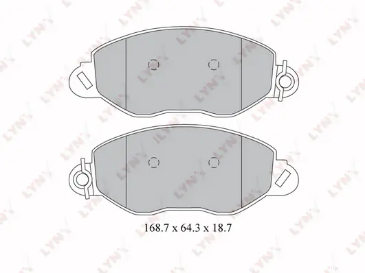 LYNXAUTO fékbetétkészlet, tárcsafék - BD-3032 - TothCarparts