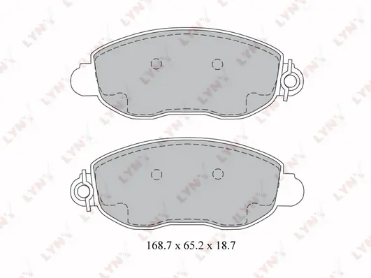LYNXAUTO fékbetétkészlet, tárcsafék - BD-3033 - TothCarparts
