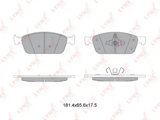 LYNXAUTO fékbetétkészlet, tárcsafék - BD-3036 - TothCarparts