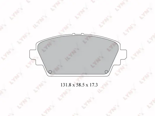 LYNXAUTO fékbetétkészlet, tárcsafék - BD-3422 - TothCarparts