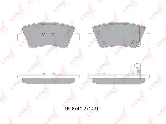 LYNXAUTO fékbetétkészlet, tárcsafék - BD-3634 - TothCarparts