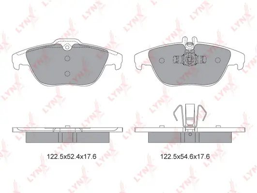 LYNXAUTO fékbetétkészlet, tárcsafék - BD-5319 - TothCarparts