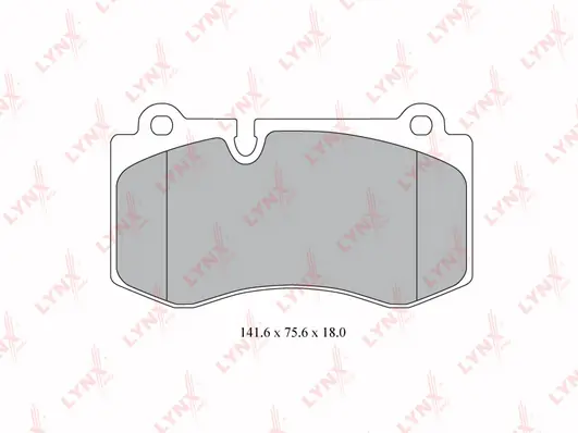 LYNXAUTO fékbetétkészlet, tárcsafék - BD-5349 - TothCarparts