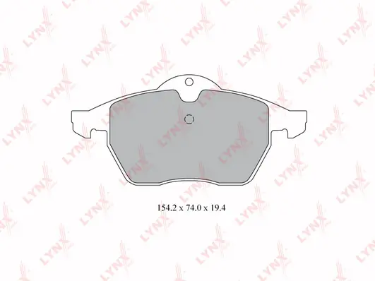 LYNXAUTO fékbetétkészlet, tárcsafék - BD-5914 - TothCarparts