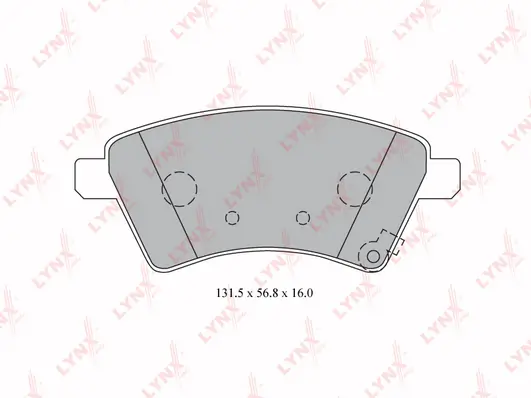 LYNXAUTO fékbetétkészlet, tárcsafék - BD-7313 - TothCarparts