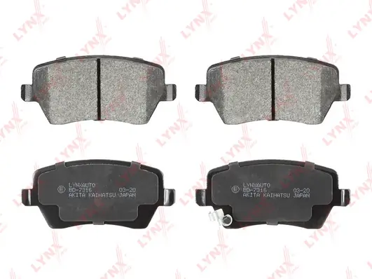 LYNXAUTO fékbetétkészlet, tárcsafék - BD-7316 - TothCarparts