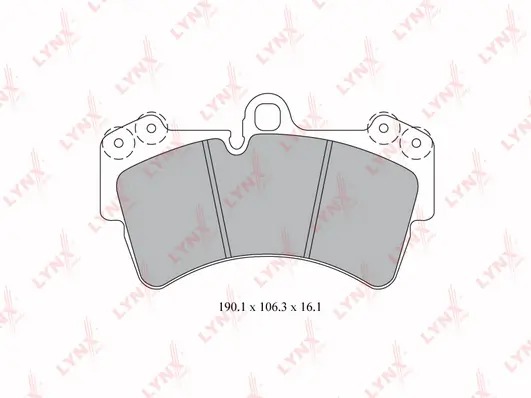LYNXAUTO fékbetétkészlet, tárcsafék - BD-8019 - TothCarparts