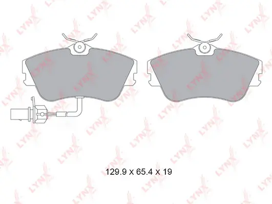 LYNXAUTO fékbetétkészlet, tárcsafék - BD-8046 - TothCarparts