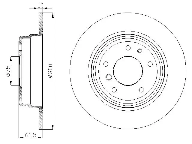 DEEVO féktárcsa - BD27020 - TothCarparts