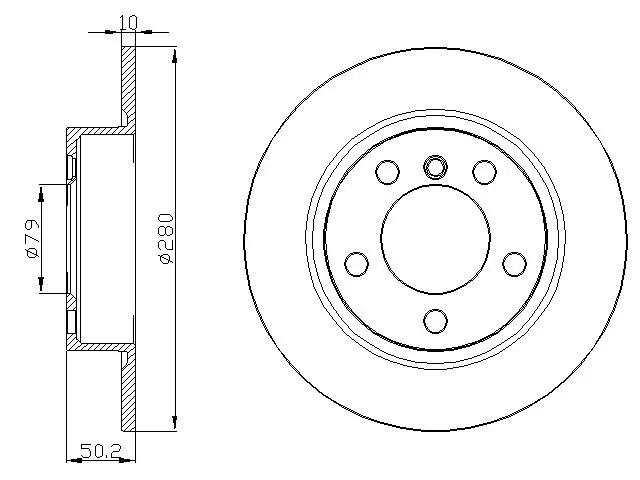 DEEVO féktárcsa - BD36480 - TothCarparts