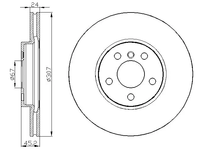 DEEVO féktárcsa - BD36600 - TothCarparts