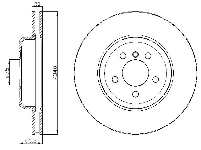 DEEVO féktárcsa - BD36780 - TothCarparts