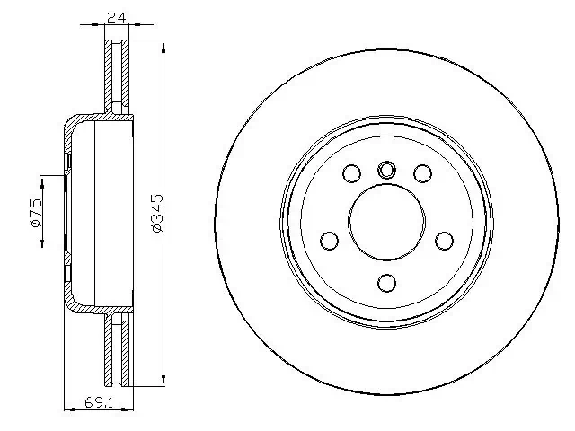 DEEVO féktárcsa - BD36800 - TothCarparts