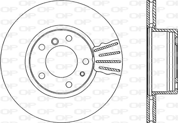 OPEN PARTS féktárcsa - BDA1087.20 - TothCarparts