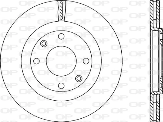 OPEN PARTS féktárcsa - BDA1106.20 - TothCarparts