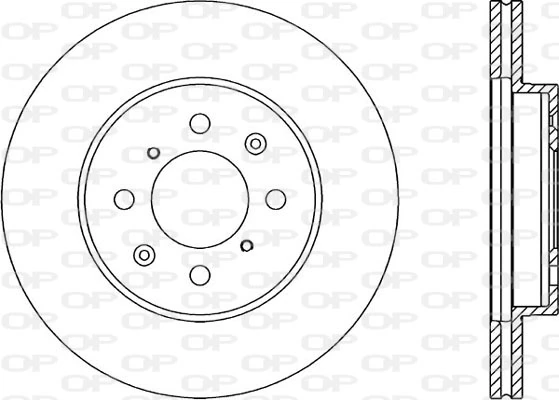 OPEN PARTS féktárcsa - BDA1215.20 - TothCarparts