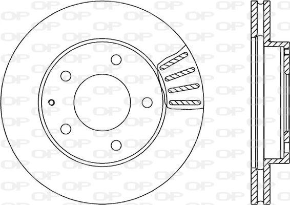 OPEN PARTS féktárcsa - BDA1277.20 - TothCarparts