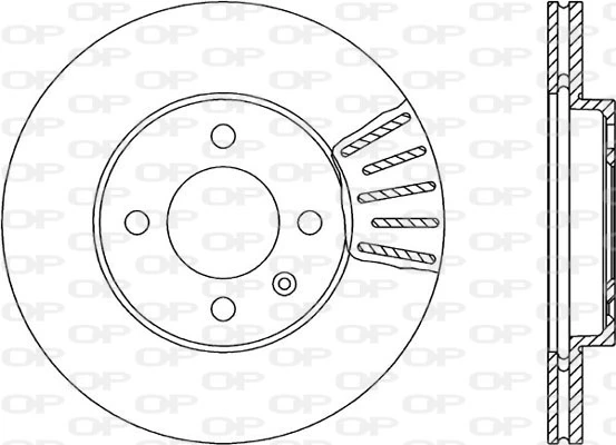 OPEN PARTS féktárcsa - BDA1579.20 - TothCarparts
