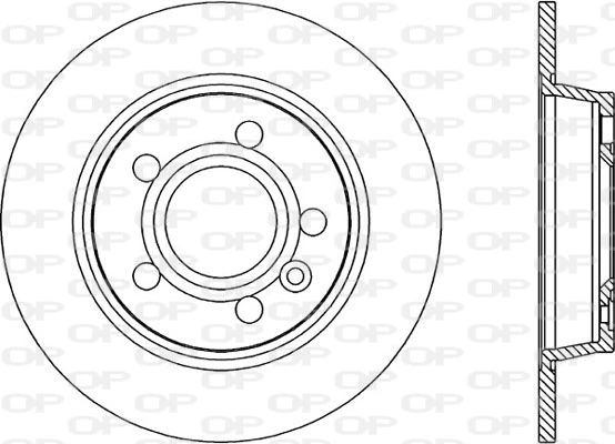 OPEN PARTS féktárcsa - BDA1677.10 - TothCarparts