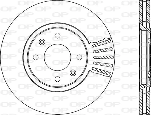 OPEN PARTS féktárcsa - BDA1715.20 - TothCarparts