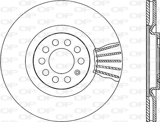 OPEN PARTS féktárcsa - BDA1744.20 - TothCarparts