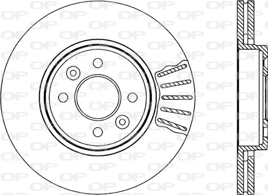 OPEN PARTS féktárcsa - BDA1815.20 - TothCarparts