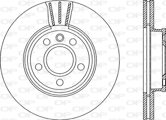 OPEN PARTS féktárcsa - BDA1937.20 - TothCarparts