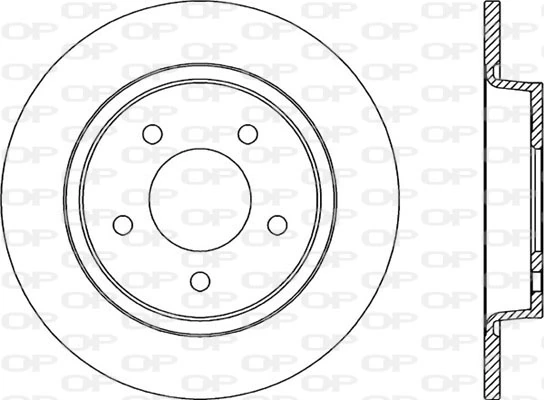 OPEN PARTS féktárcsa - BDA2031.10 - TothCarparts
