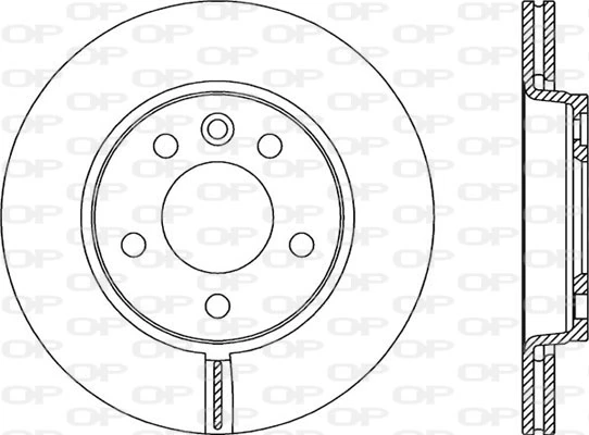 OPEN PARTS féktárcsa - BDA2062.20 - TothCarparts