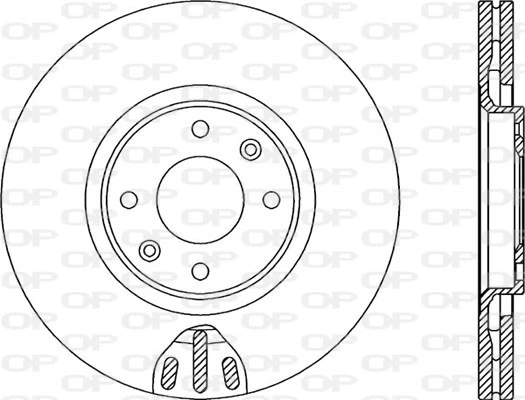 OPEN PARTS féktárcsa - BDA2068.20 - TothCarparts